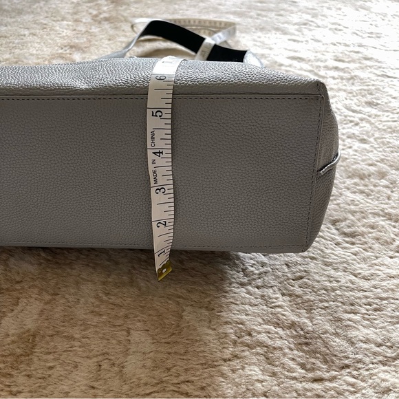 Rebecca Minkoff Megan Leather Boho Hobo Shoulder Bag In Perla Gray - Picture 10 of 16